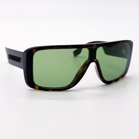 NEW BURBERRY BE4401U	3002/2 DARK HAVANA/GREEN MEN SUNGLASSES BURBERRY - Picture 1 of 11